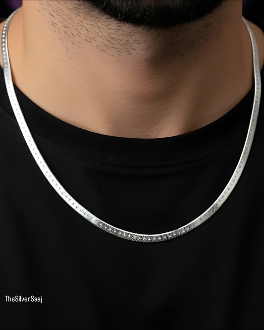 Snake Chain with Star Cuts