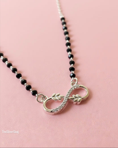 The Silver Saaj Sterling Silver Eternal Bond Mangalsutra