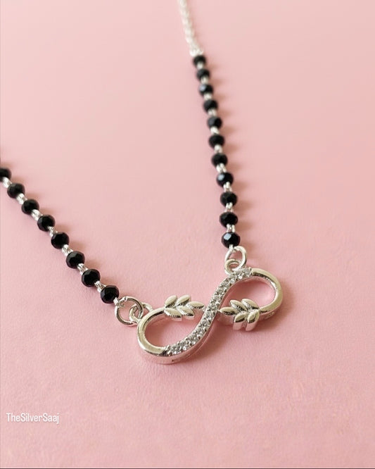 The Silver Saaj Sterling Silver Eternal Bond Mangalsutra