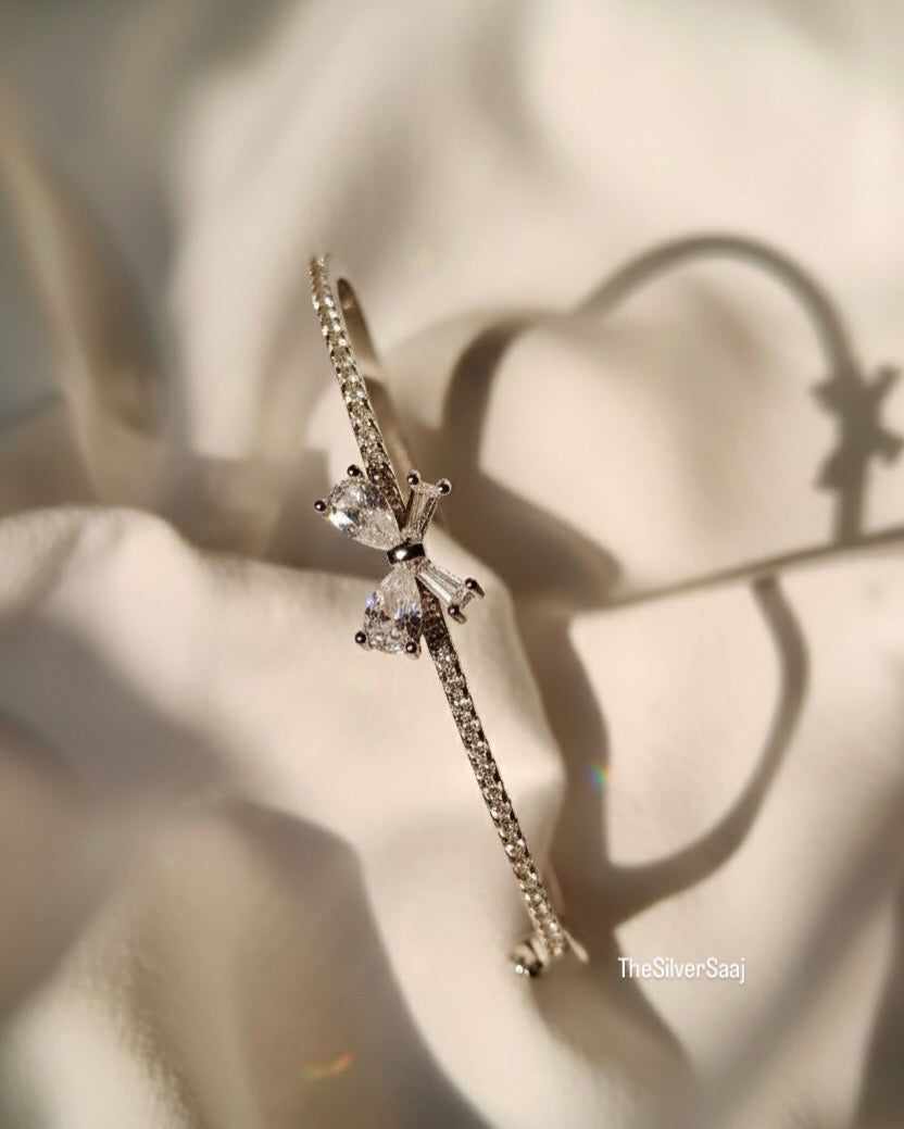 Bow Sterling Silver Bracelet