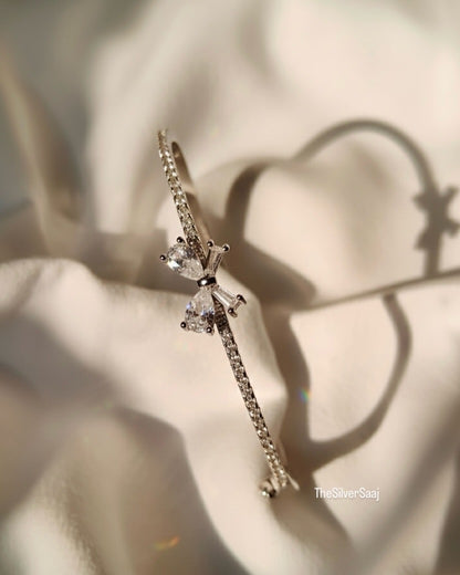 Bow Sterling Silver Bracelet