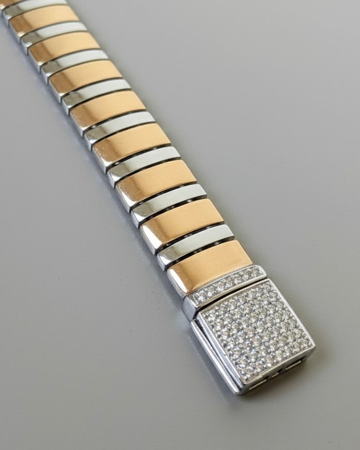 Men's Bracelet | Rose Gold & Sterling Silver