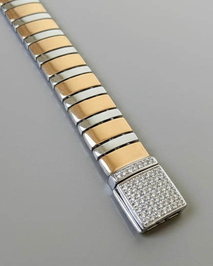 Men's Bracelet | Rose Gold & Sterling Silver