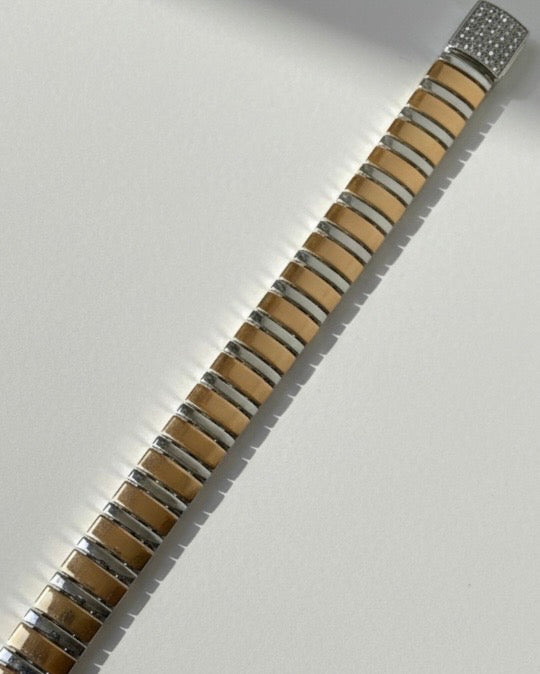 Men's Bracelet | Rose Gold & Sterling Silver