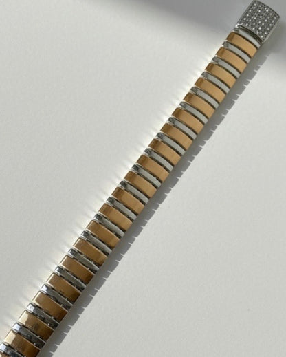 Men's Bracelet | Rose Gold & Sterling Silver