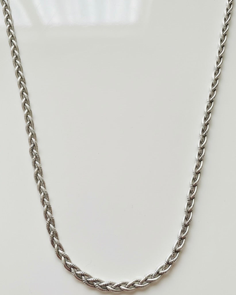 The Signature Bold Oxidized Sterling Silver Chain for Men