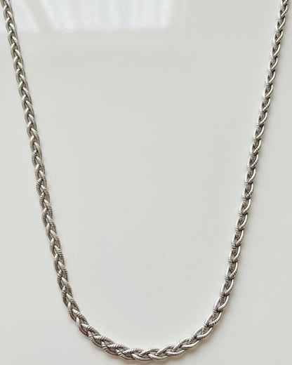 The Signature Bold Oxidized Sterling Silver Chain for Men