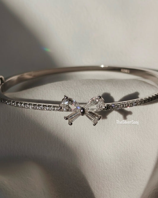 Bow Sterling Silver Bracelet