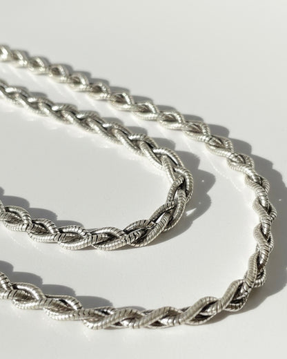 The Signature Bold Oxidized Sterling Silver Chain for Men