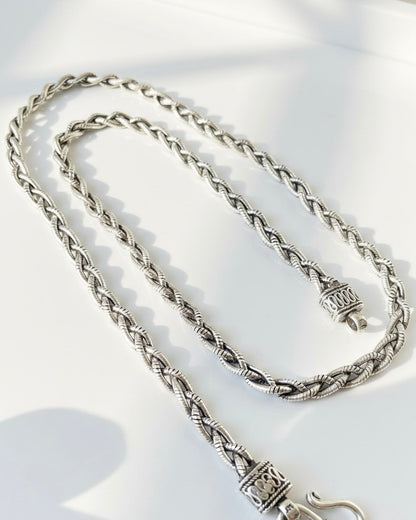 The Signature Bold Oxidized Sterling Silver Chain for Men