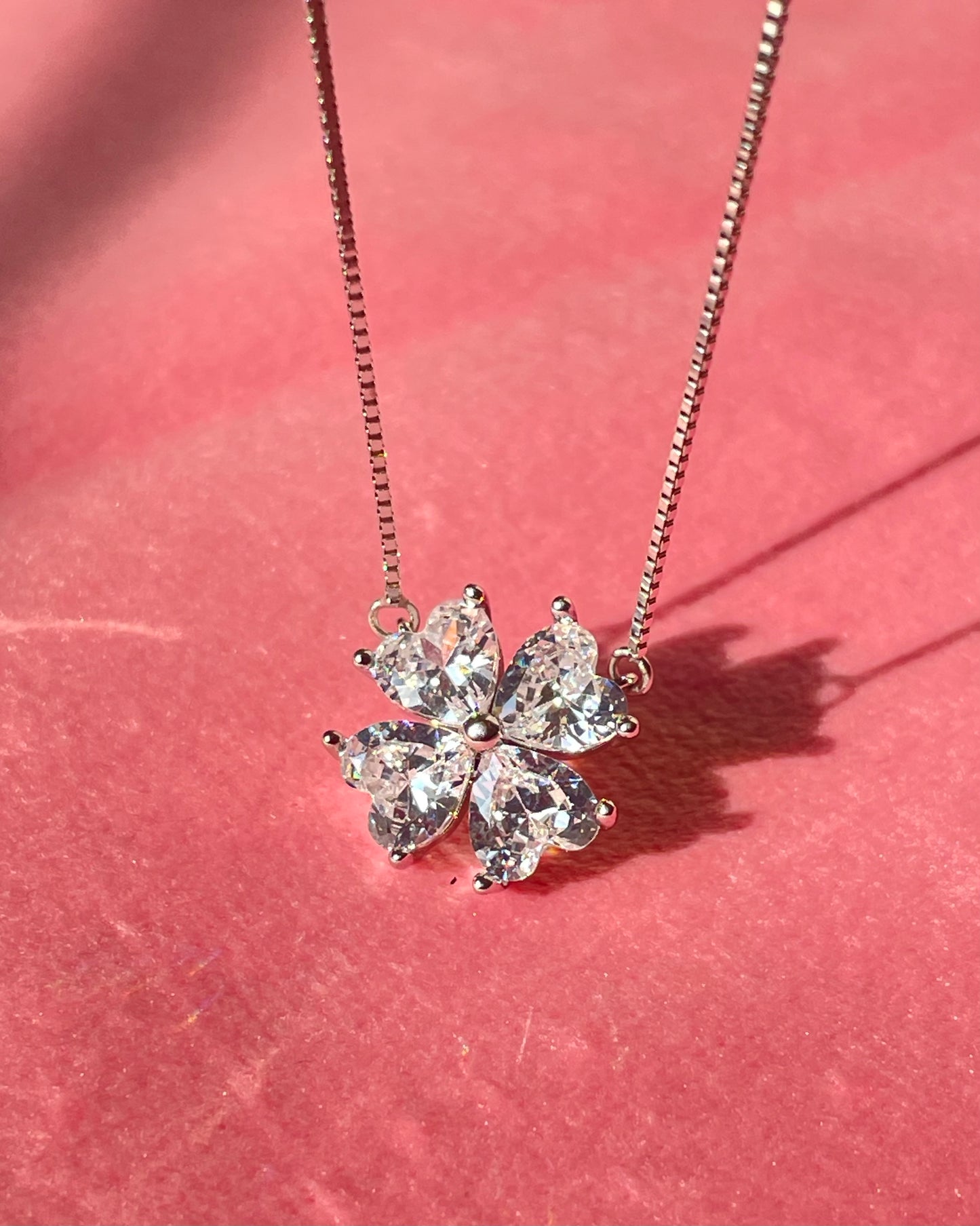 Ultimate Glow Heart 925 Sterling Silver Necklace