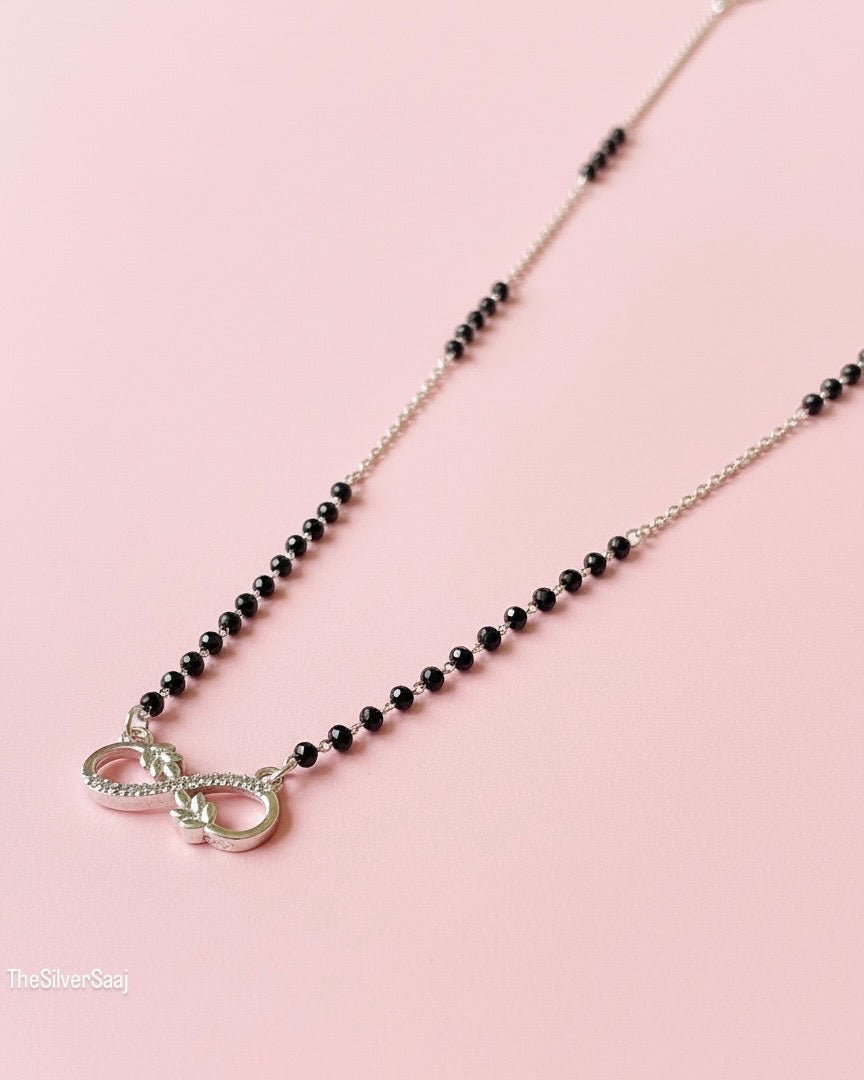 The Silver Saaj Sterling Silver Eternal Bond Mangalsutra