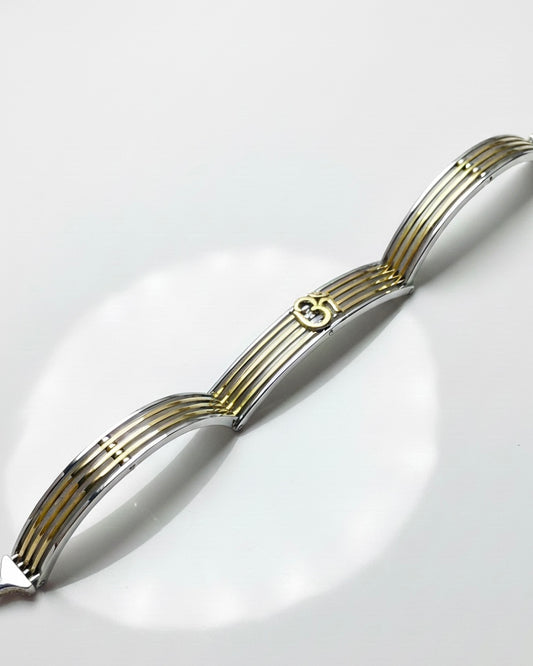 The 'OM' Harmony - 925 Sterling Silver Kada, Secure Lock