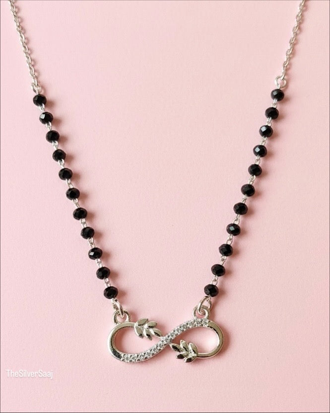 The Silver Saaj Sterling Silver Eternal Bond Mangalsutra