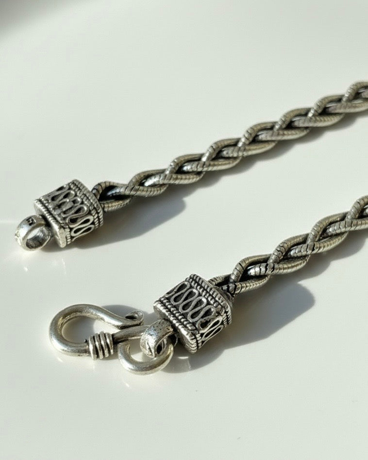 The Signature Bold Oxidized Sterling Silver Chain for Men