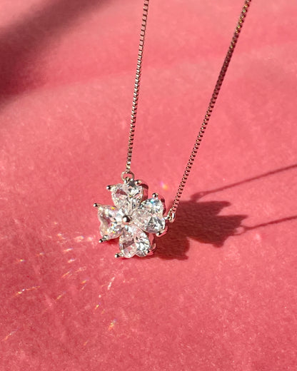 Ultimate Glow Heart 925 Sterling Silver Necklace