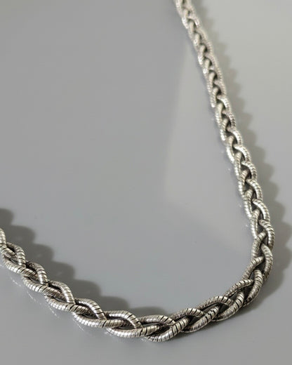 The Signature Bold Oxidized Sterling Silver Chain for Men