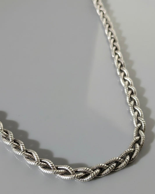 The Signature Bold Oxidized Sterling Silver Chain for Men
